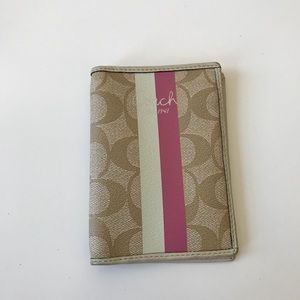 Coach passport wallet